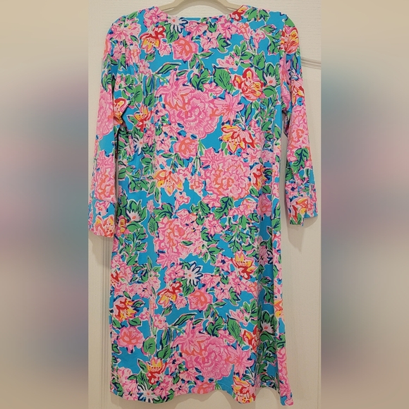 🌴 EUC Lilly Pulitzer UPF 50 Nadine Chilly Lilly in Rose to the Occasion - Large - Picture 5 of 6